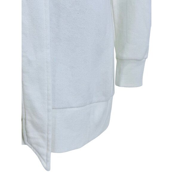 Vtg Victoria's Secret Cozy Long Hooded Zip Belted Cardigan Sweater • Y2K Coquett - Picture 5 of 16